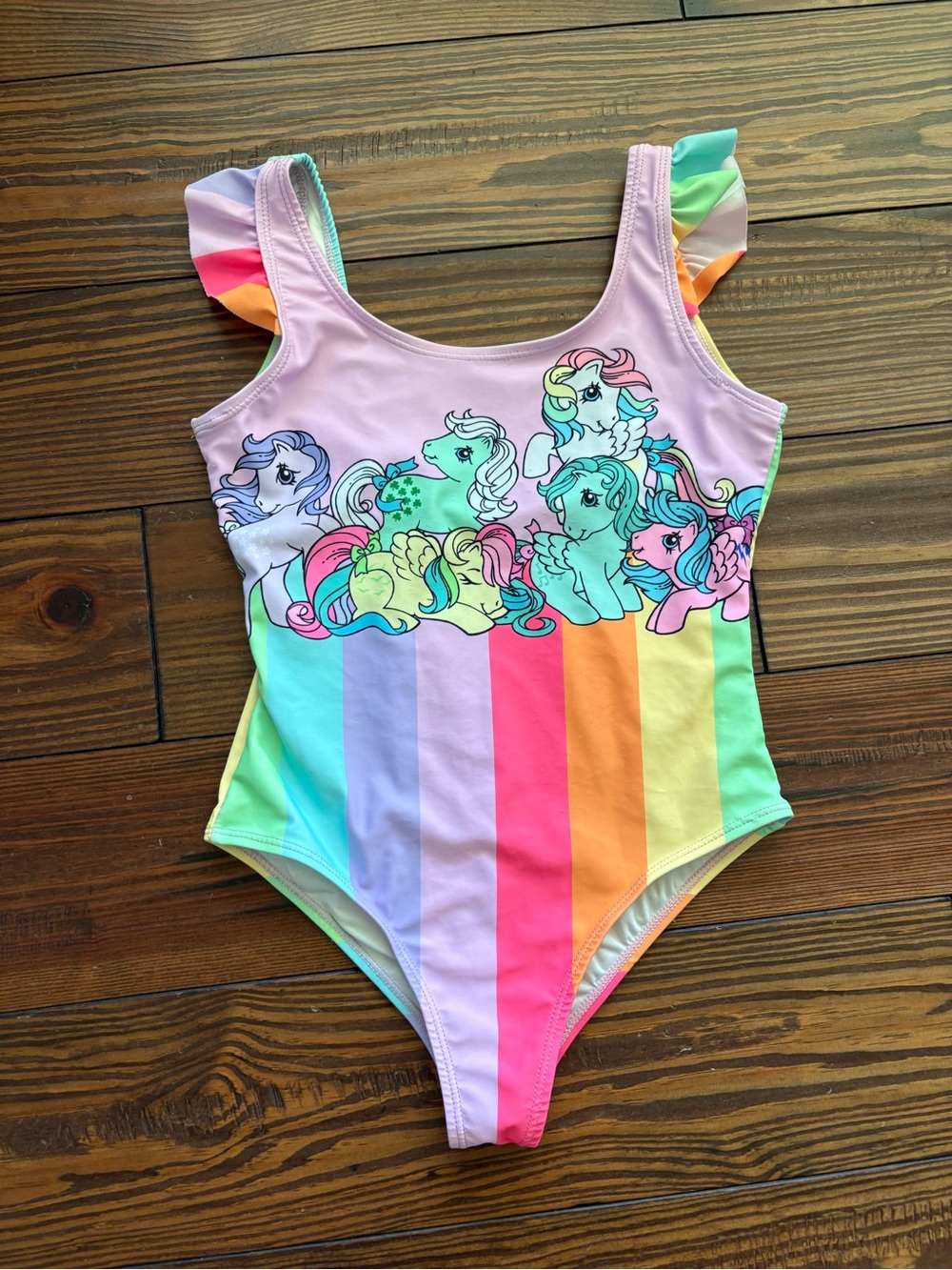 Girls Rainbow My Little Pony One-Piece Swimsuit